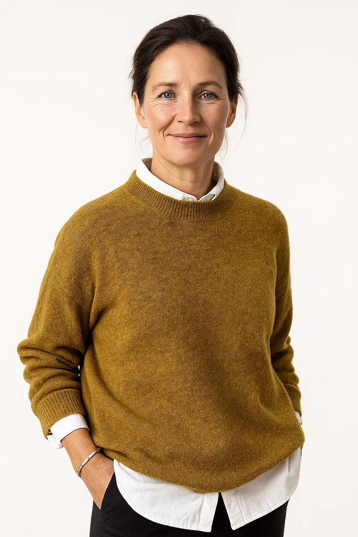 Women's Luxe Thermal Round Neck Sweater
