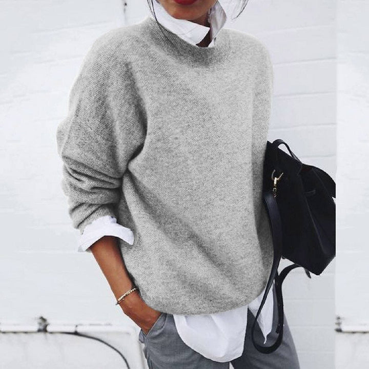 Women's Luxe Thermal Round Neck Sweater