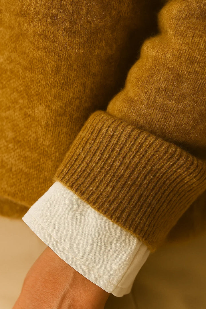 Women's Luxe Thermal Round Neck Sweater