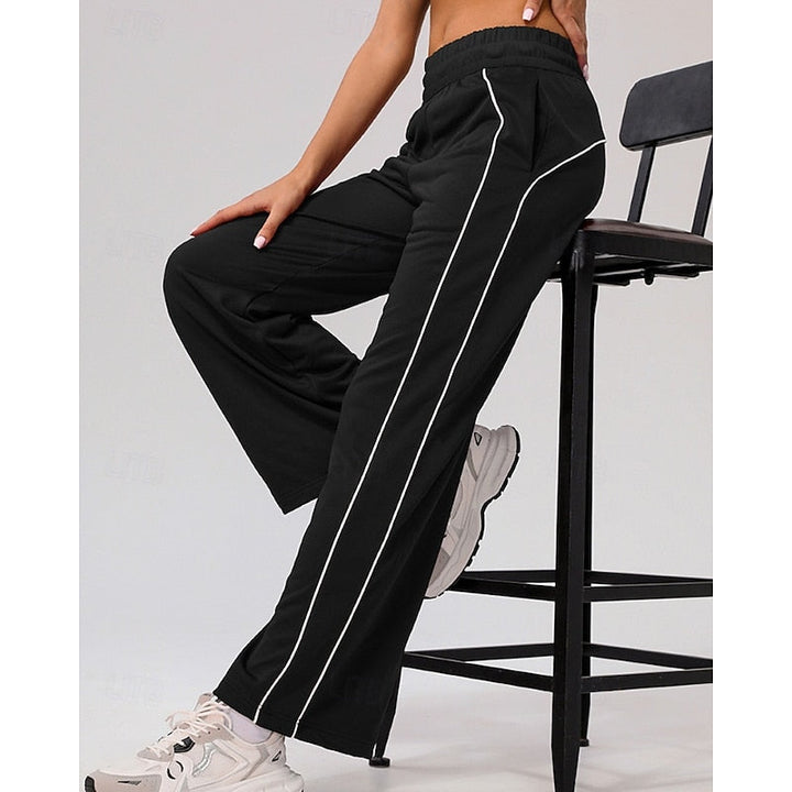 Women's Straight Leg Side Stripe Sweatpants