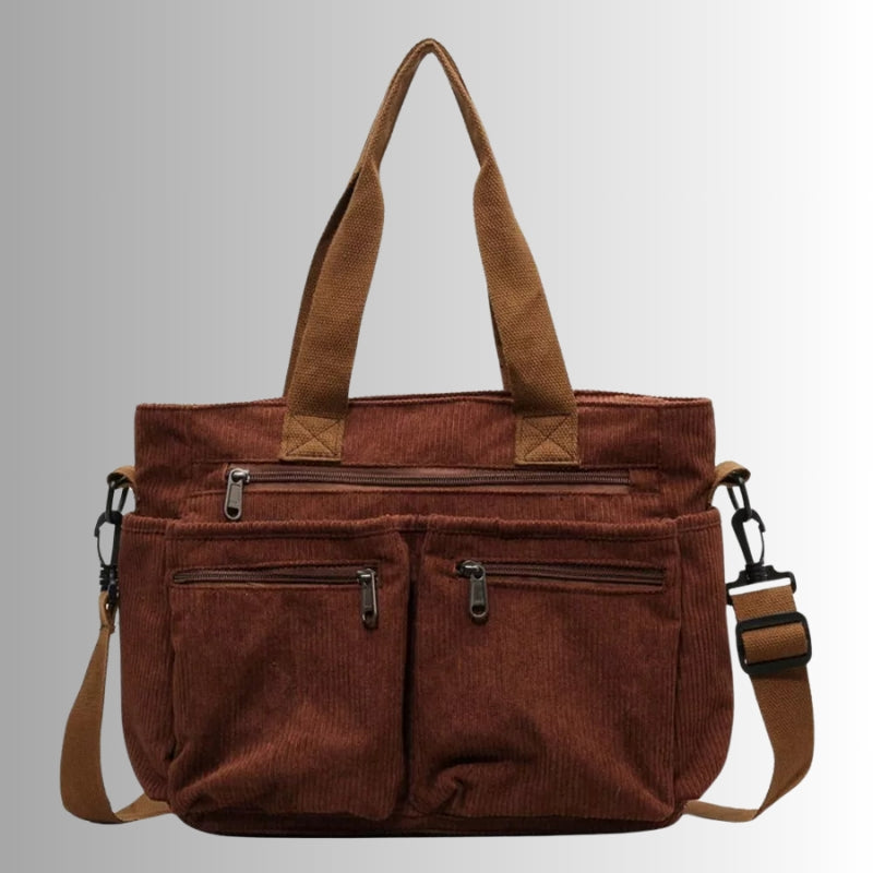 Women's Urban Cord Tote Bag for Everyday Use