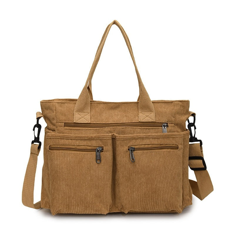 Women's Urban Cord Tote Bag for Everyday Use