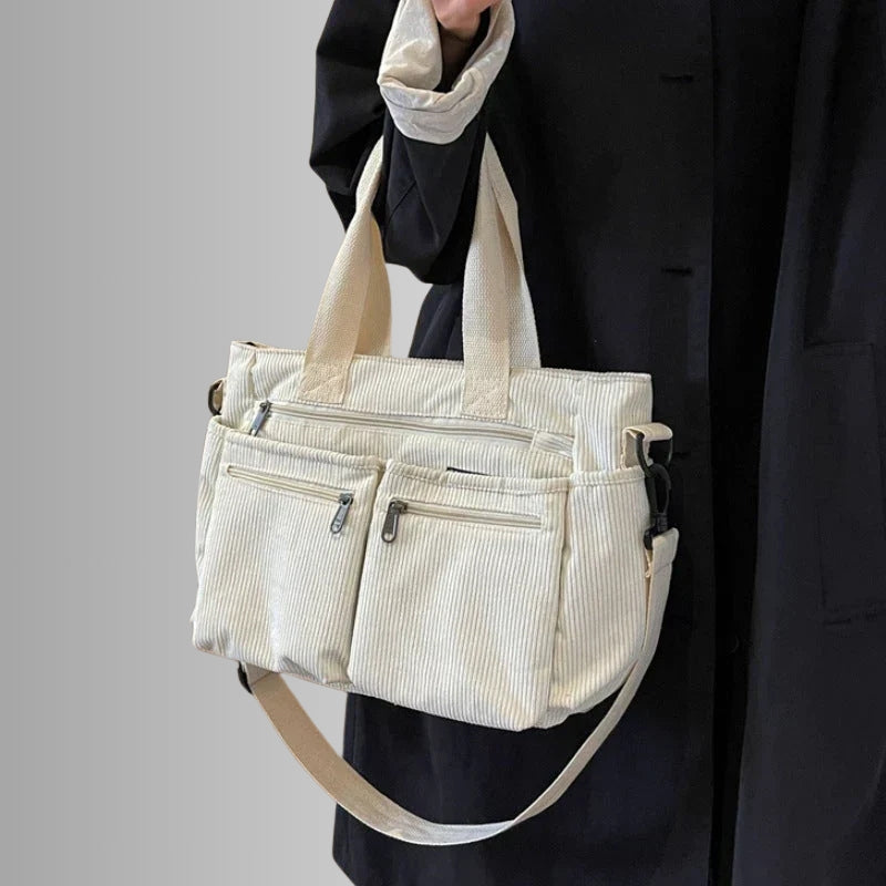 Women's Urban Cord Tote Bag for Everyday Use