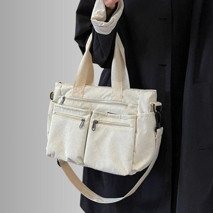 Women's Urban Cord Tote Bag for Everyday Use