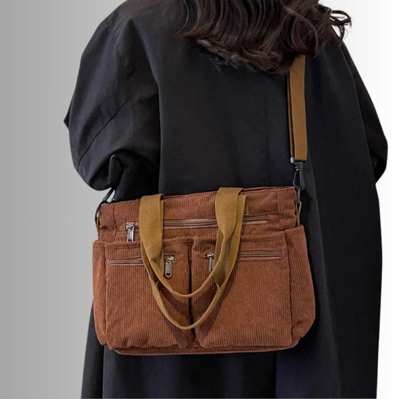 Women's Urban Cord Tote Bag for Everyday Use