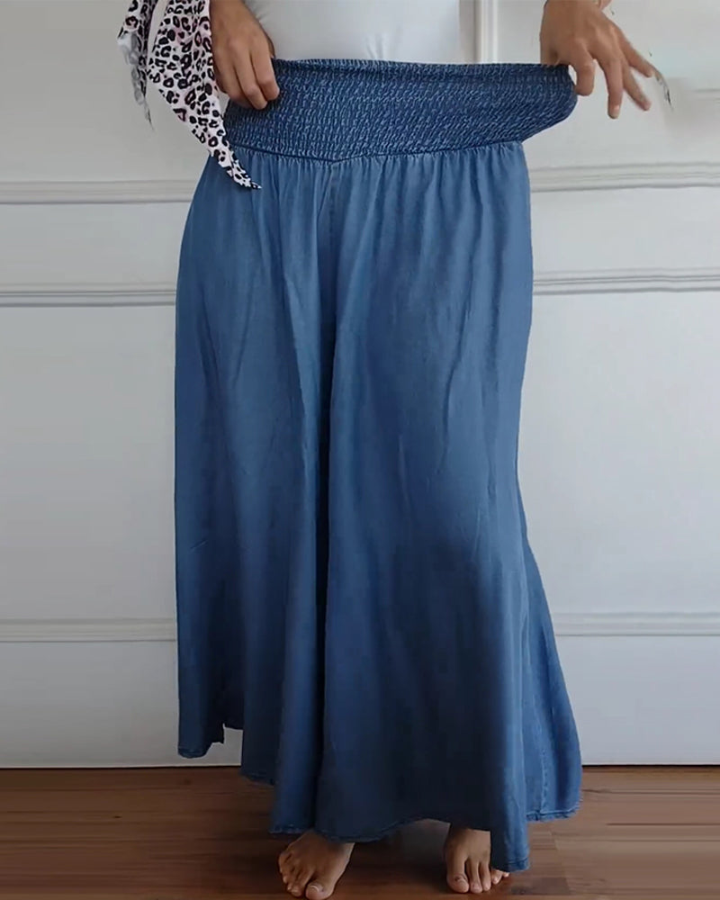 Women's Timeless Elegant Wide Leg Everyday Pants