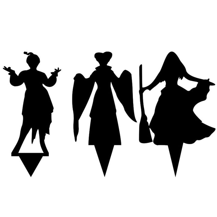 Halloween's Metal Villain Shadow Caster Yard Stake with Spotlight Projection