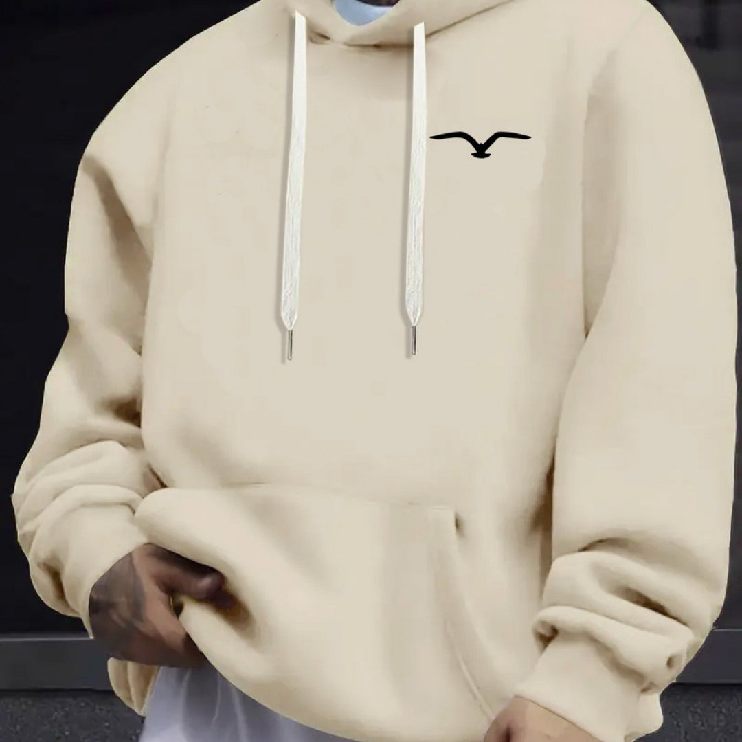Men's Casual Cozy Long Sleeve Hooded Sweatshirt for Autumn Winter