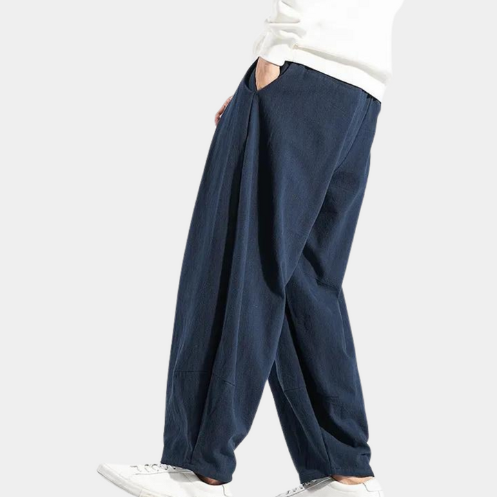 Men's Relaxed Fit Comfortable Leisure Pants for Everyday Wear