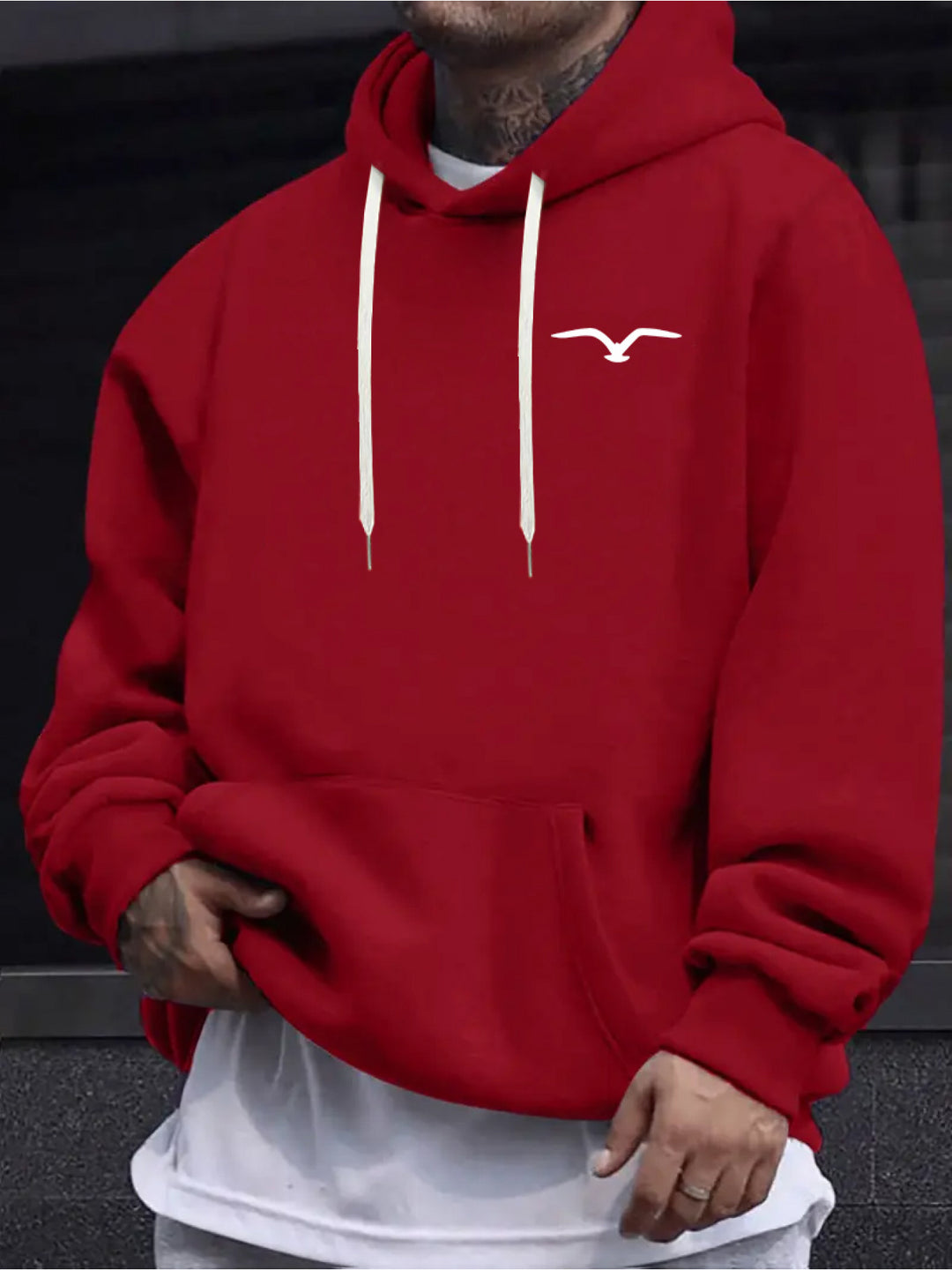 Men's Casual Cozy Long Sleeve Hooded Sweatshirt for Autumn Winter