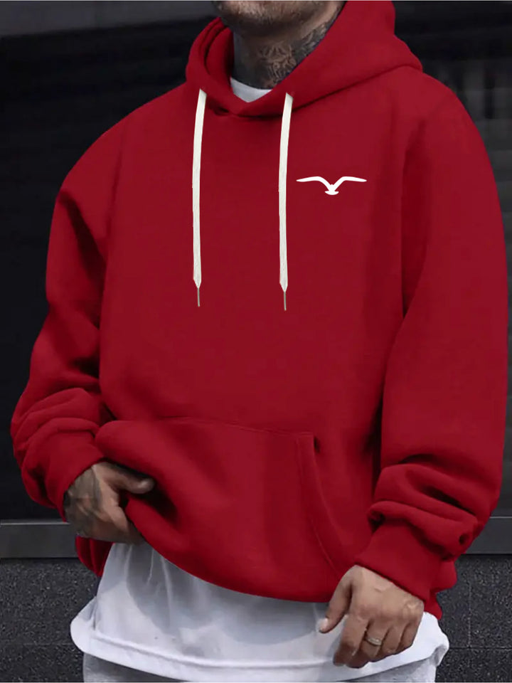 Men's Casual Cozy Long Sleeve Hooded Sweatshirt for Autumn Winter