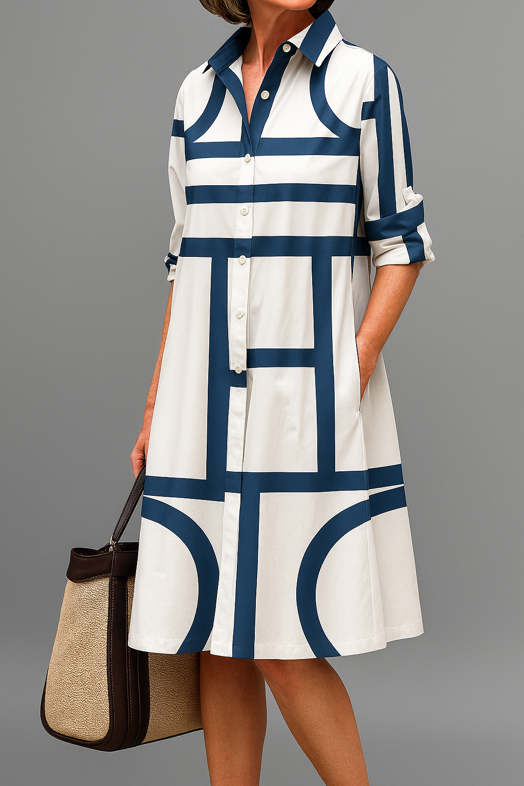 Siena | Women's Sophisticated Midi Dress-Trendy 4 Fit