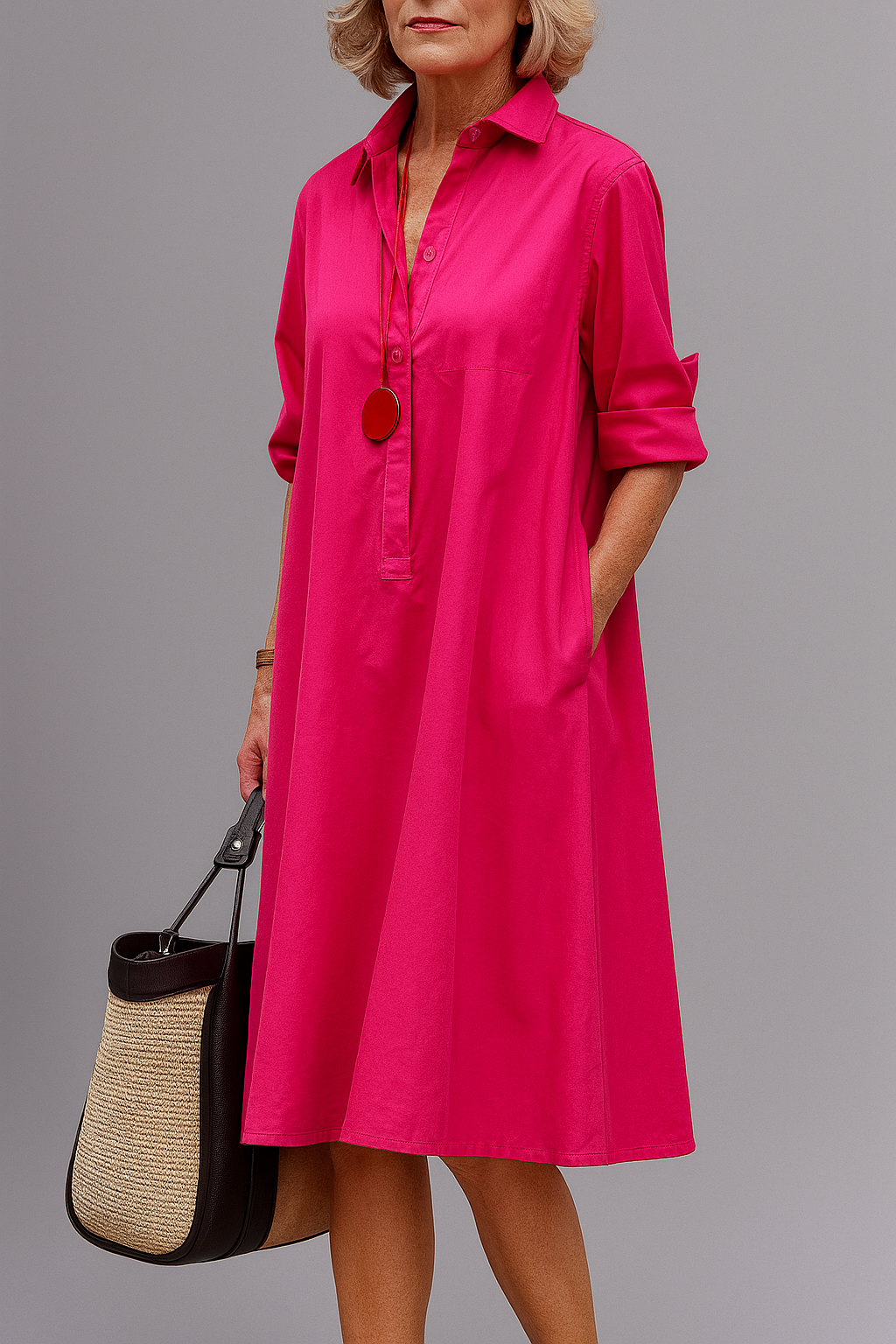 Jerin | Sophisticated Midi Dress-Trendy 4 Fit