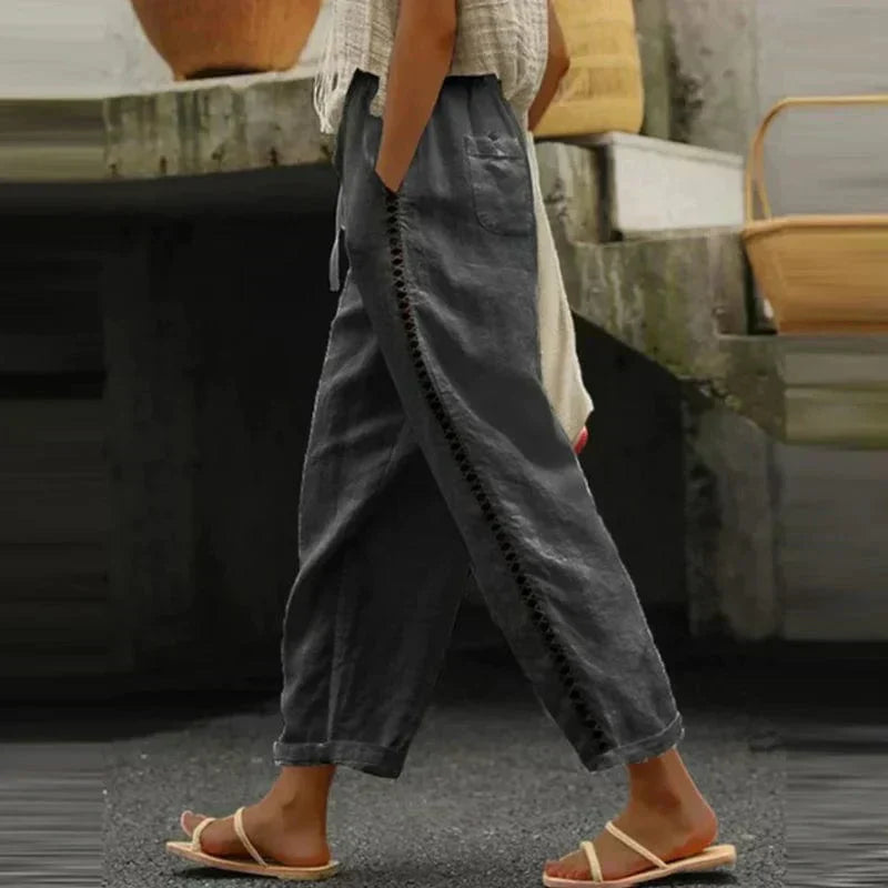 Solea | Women's Boho Summer Printed Trousers