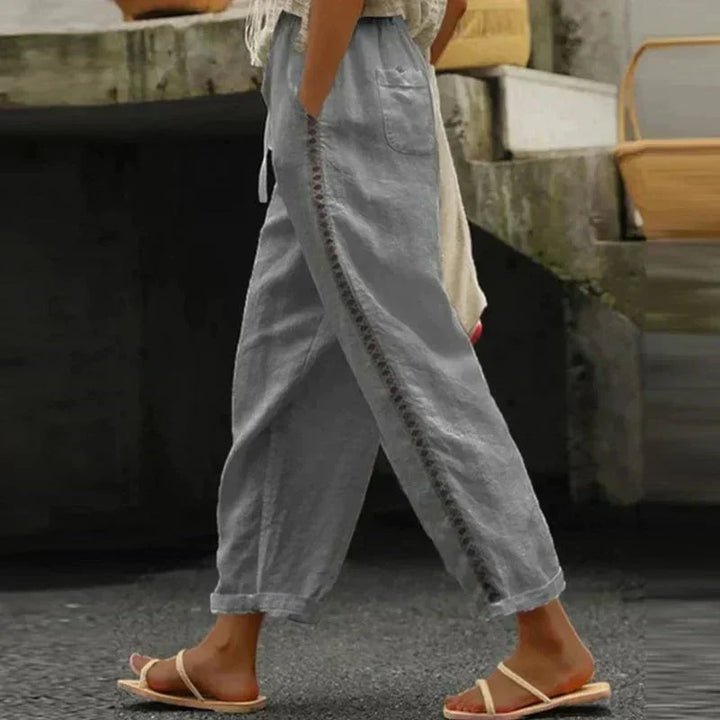 Solea | Women's Boho Summer Printed Trousers