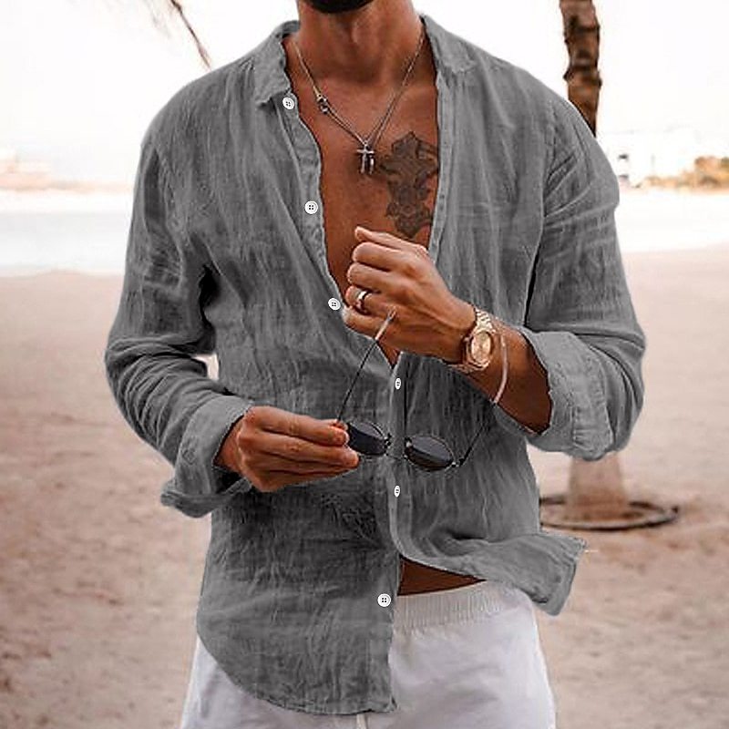 Francesco | Men's Lightweight Breathable Cotton Summer Shirt