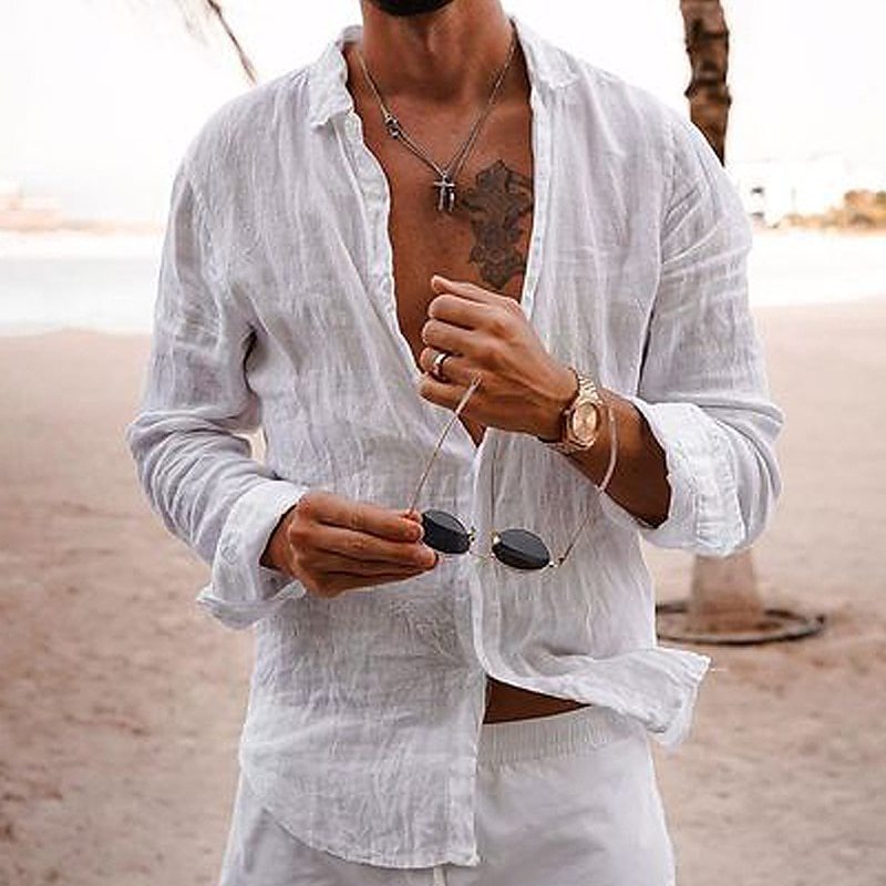 Francesco | Men's Lightweight Breathable Cotton Summer Shirt