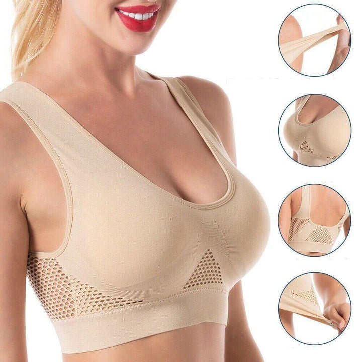 Sofia | Women's Breathable Mesh Sports Bra