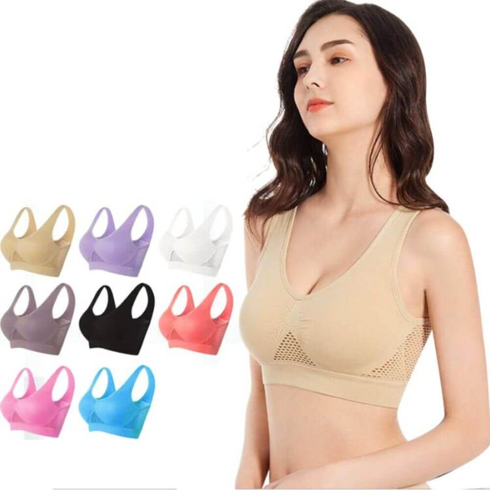 Sofia | Women's Breathable Mesh Sports Bra