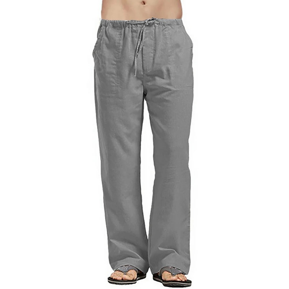 Men's Airy Leisure Trousers with Tunnel Design for Comfort