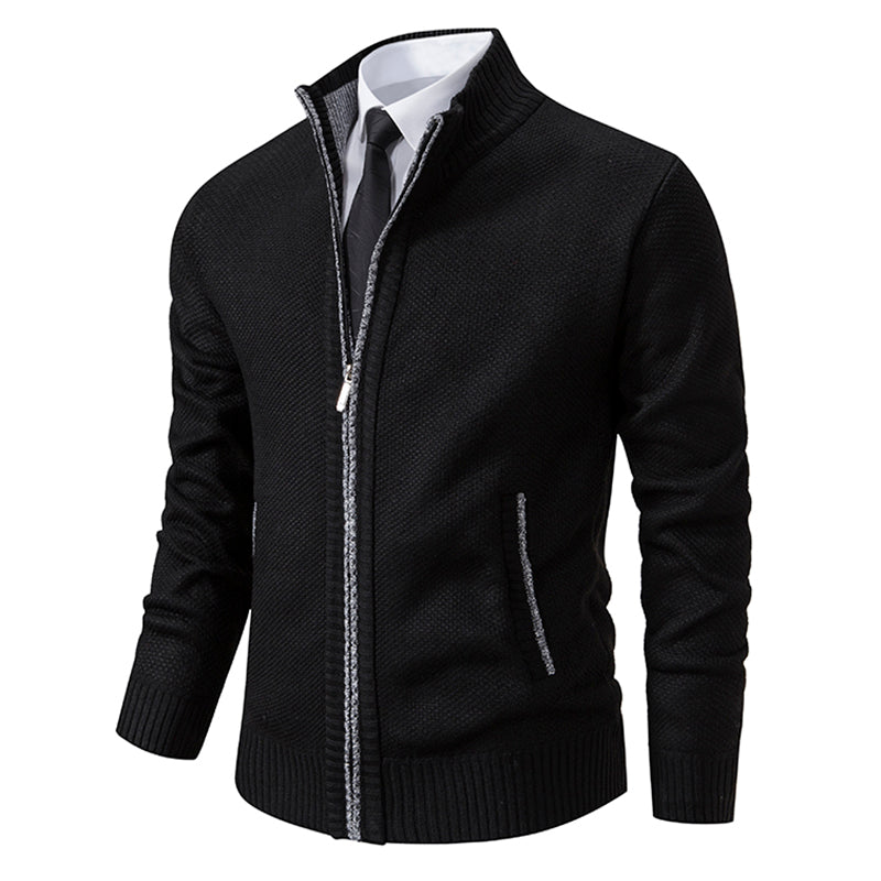 Men's Zip-Up Cardigan for Stylish Comfort and Versatility