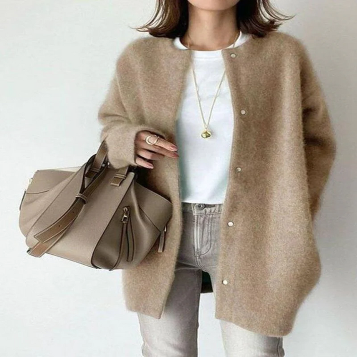 Women's Versatile Knit Cardigan for Layered Style