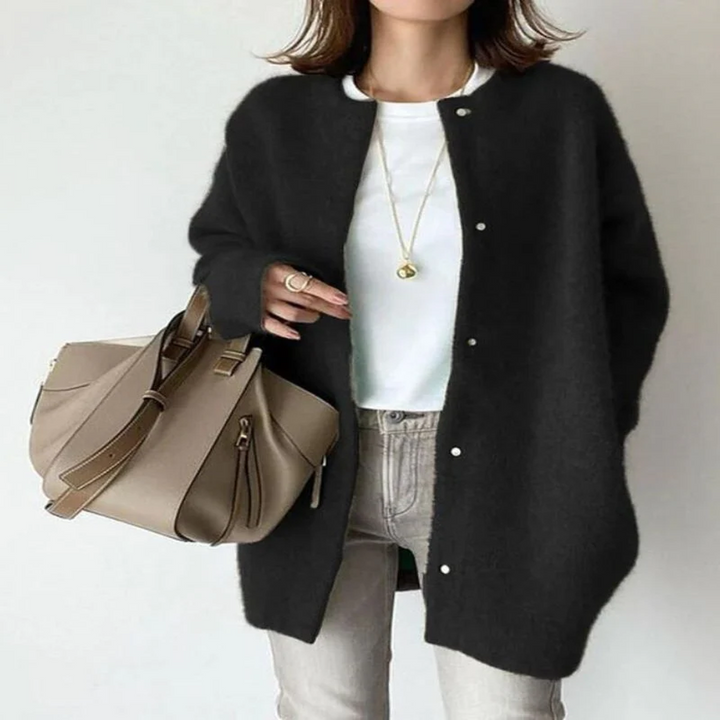 Women's Versatile Knit Cardigan for Layered Style
