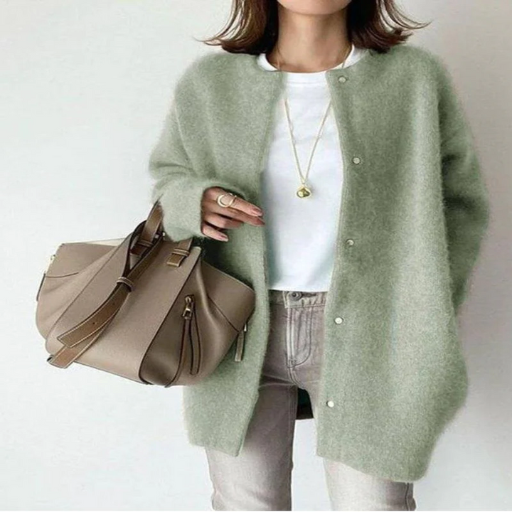 Women's Versatile Knit Cardigan for Layered Style