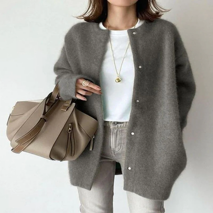 Women's Versatile Knit Cardigan for Layered Style