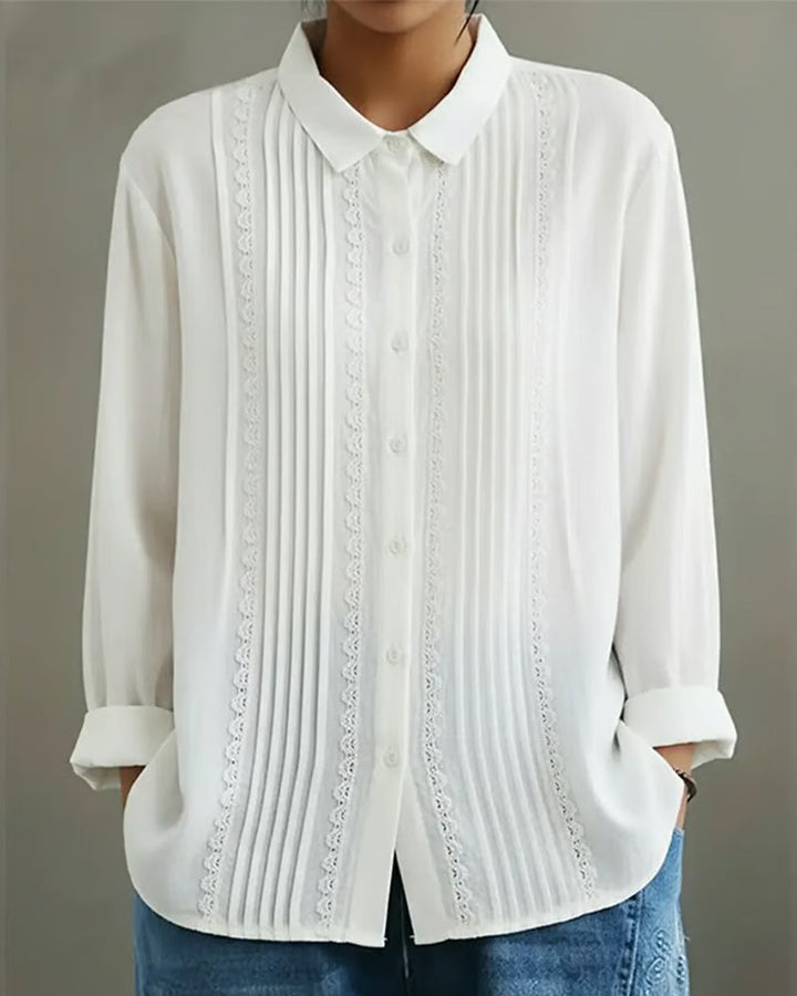 Women's Button-Down Long Sleeve Blouse