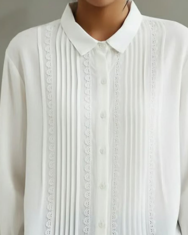 Women's Button-Down Long Sleeve Blouse