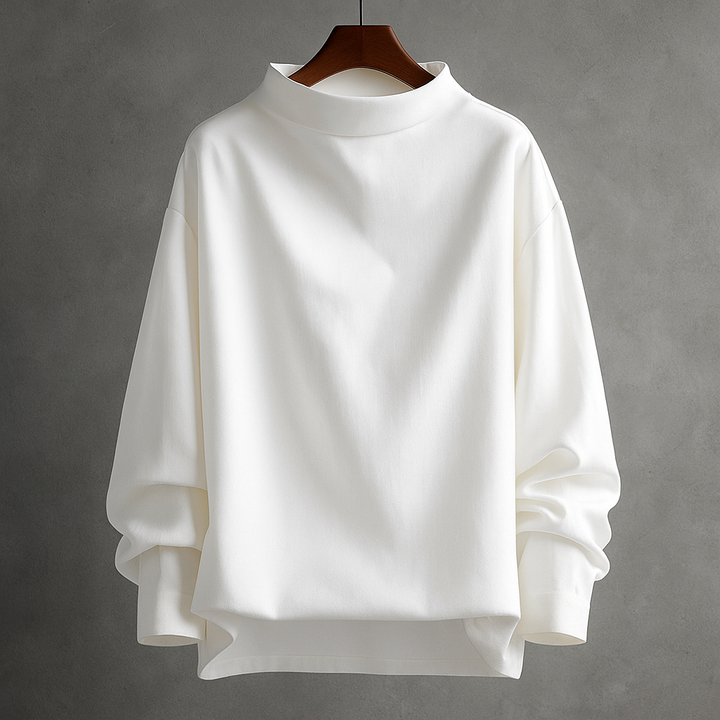 Women's High-Neck Oversized Knit Sweater