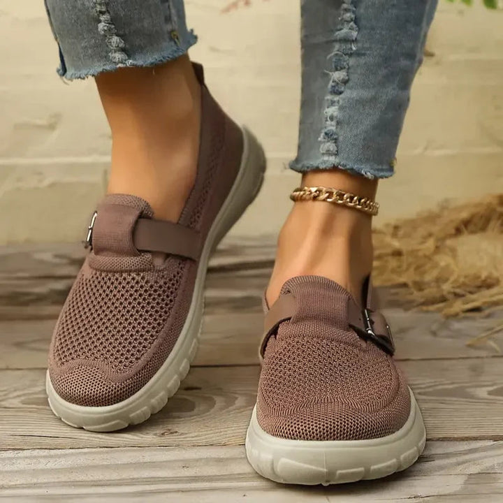 Cassie | Women's Mesh Walking Sandals with Buckle