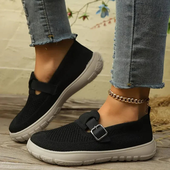 Cassie | Women's Mesh Walking Sandals with Buckle