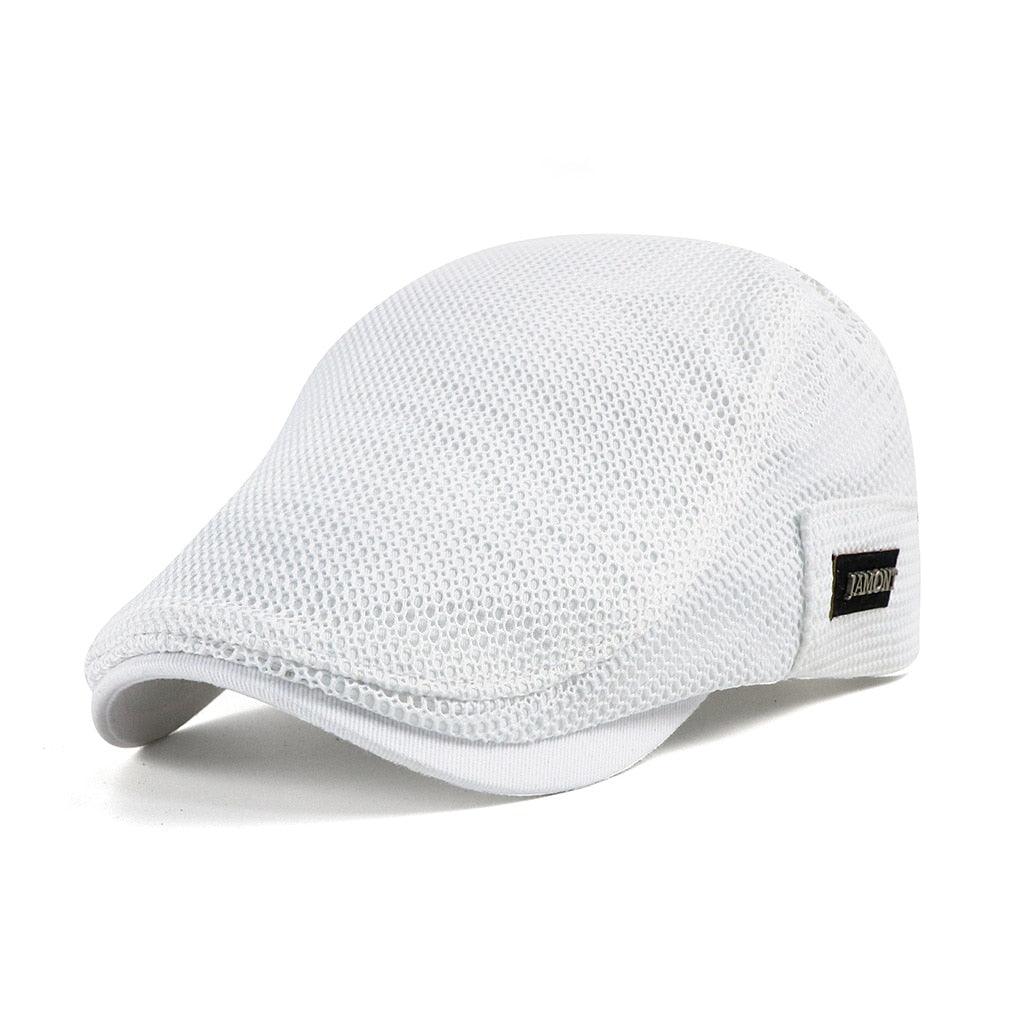 John | Men's Casual Mesh Beret - Breathable Design