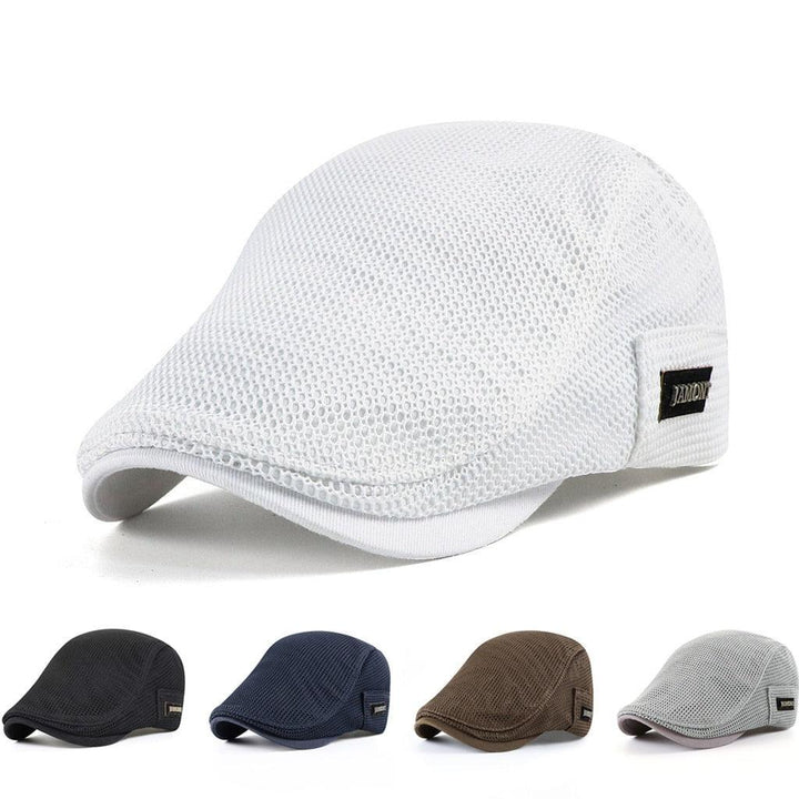 John | Men's Casual Mesh Beret - Breathable Design