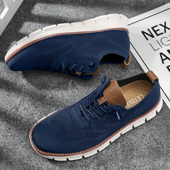 Men's Blue Urban Comfort Sneakers for All-Day Wear