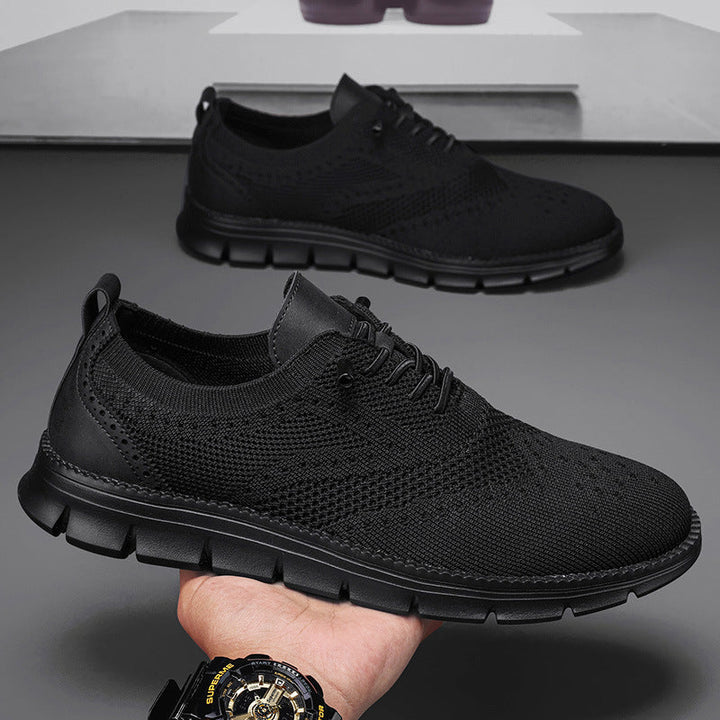 Men's Orthopedic Breathable Oxford Sneakers for Comfort and Support