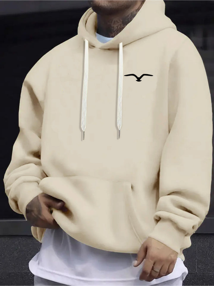 Men's Casual Cozy Long Sleeve Hooded Sweatshirt for Autumn Winter
