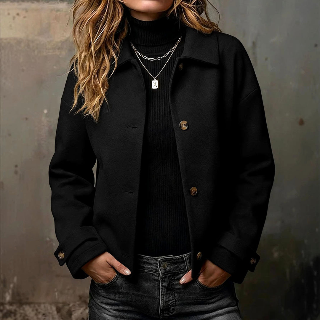 Women's Minimalist Short Jacket for Effortless Style