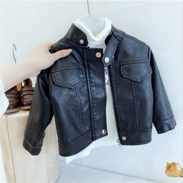 Men's Classic Leather Jackets for Boys