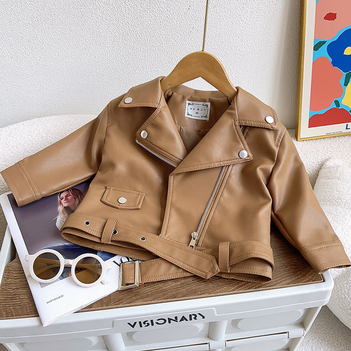 Men's Classic Leather Jackets for Boys