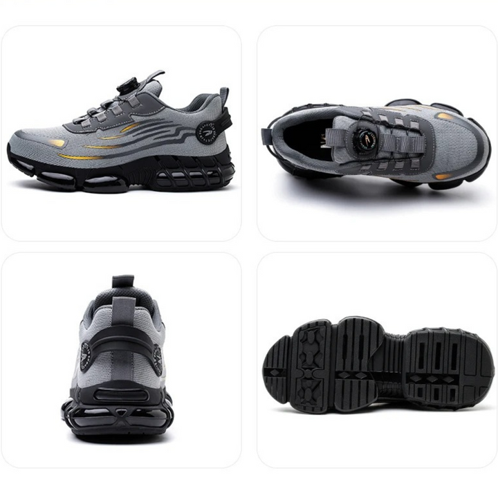 Men's Padded Safety Work Shoes for Comfort and Protection