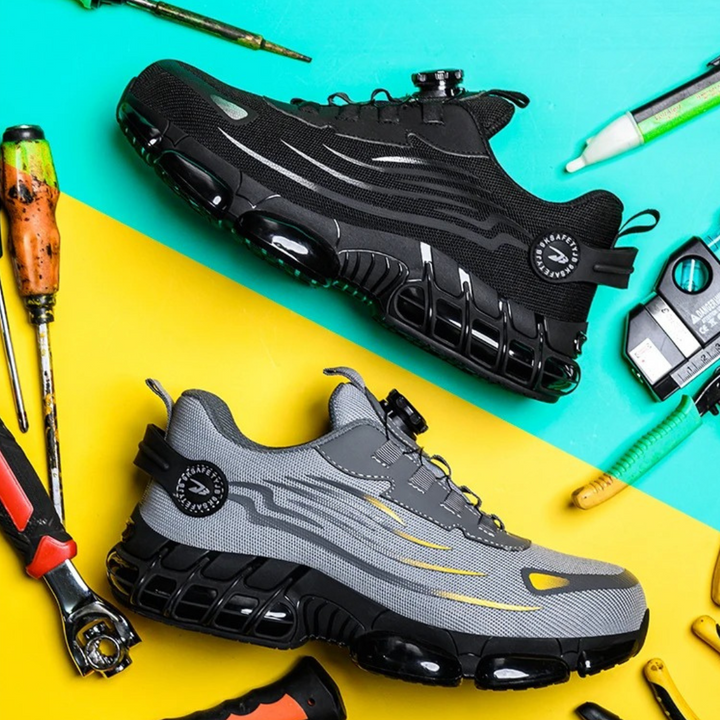 Men's Padded Safety Work Shoes for Comfort and Protection