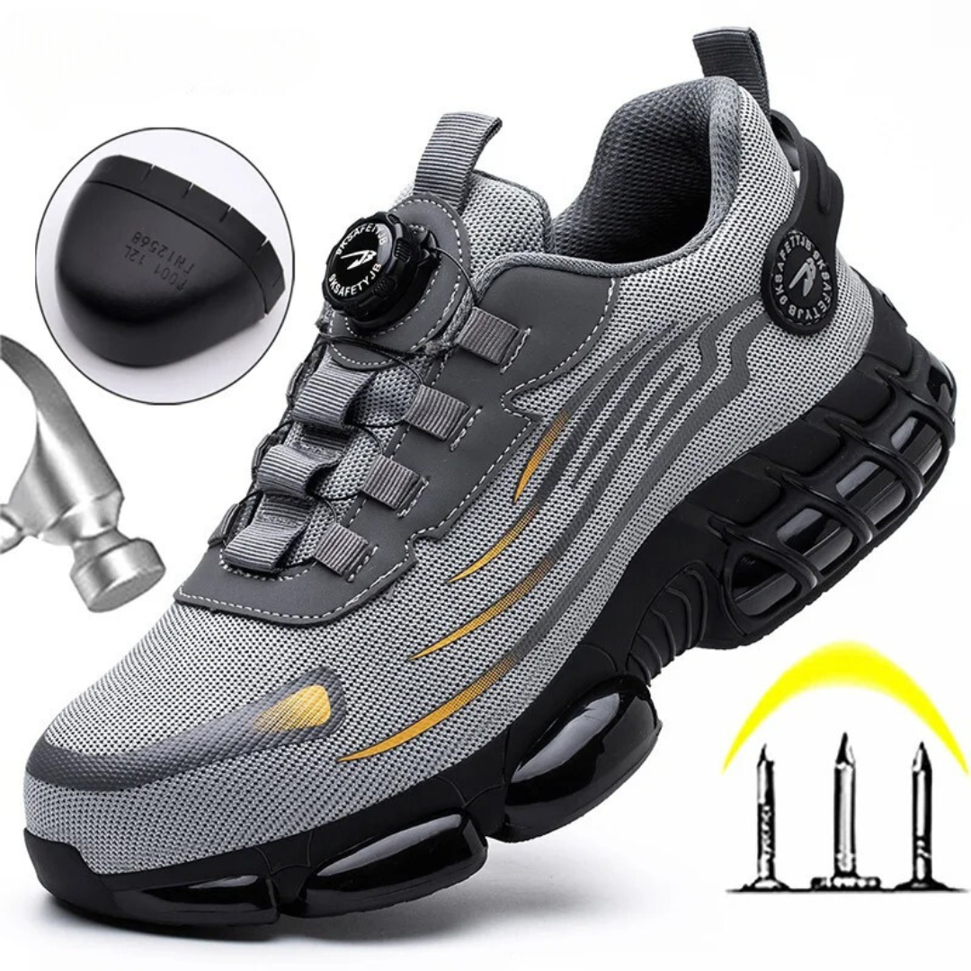 Men's Padded Safety Work Shoes for Comfort and Protection