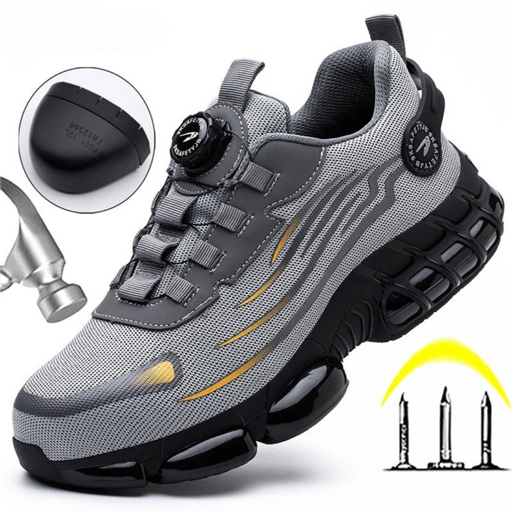 Men's Padded Safety Work Shoes for Comfort and Protection