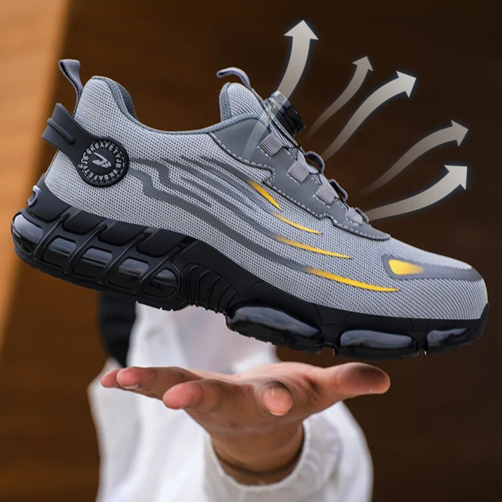Men's Padded Safety Work Shoes for Comfort and Protection