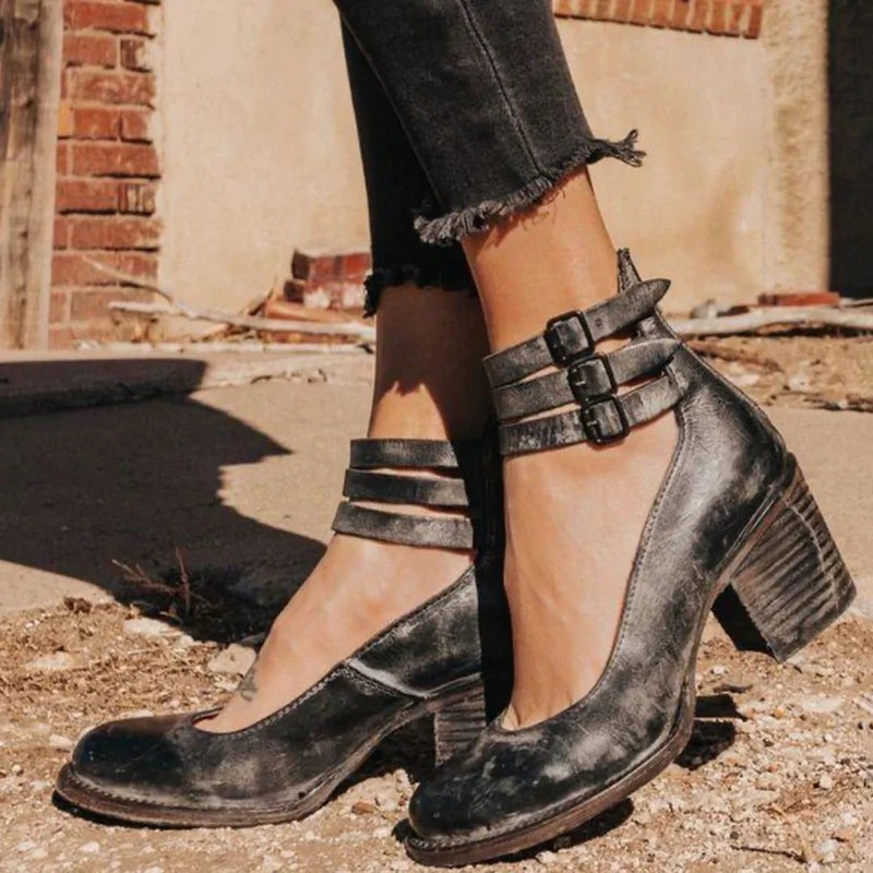 Amalia | Women's Comfortable & Stylish Leather Shoes with Non-Slip Sole