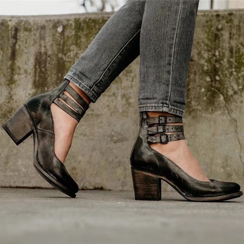 Amalia | Women's Comfortable & Stylish Leather Shoes with Non-Slip Sole