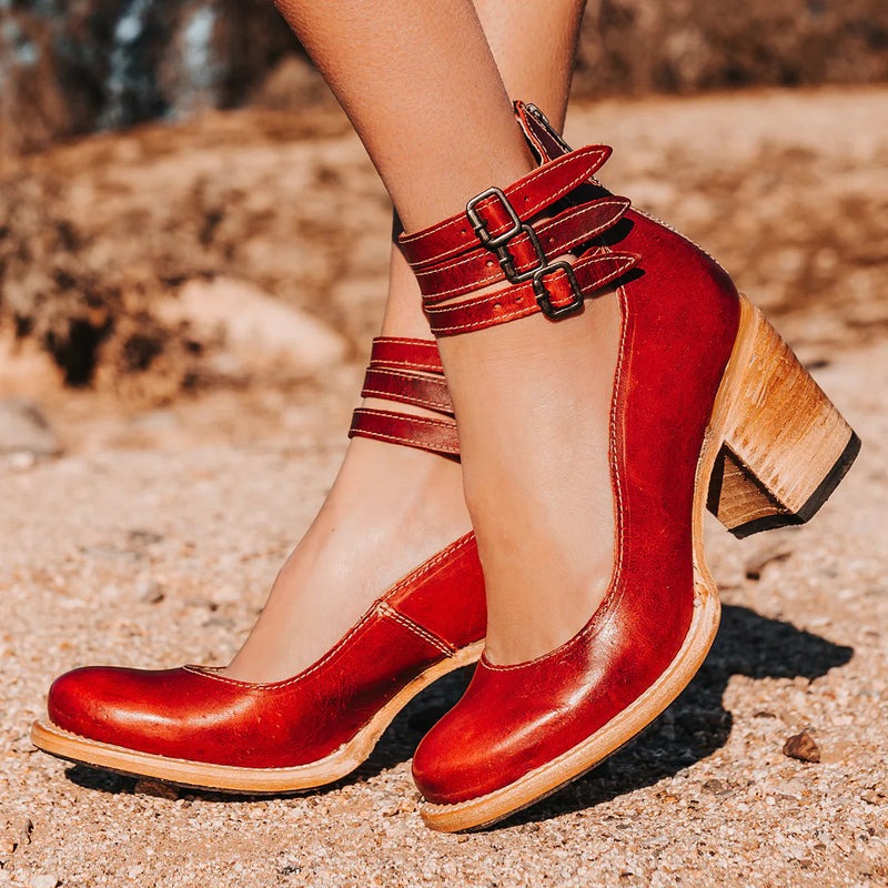 Amalia | Women's Comfortable & Stylish Leather Shoes with Non-Slip Sole